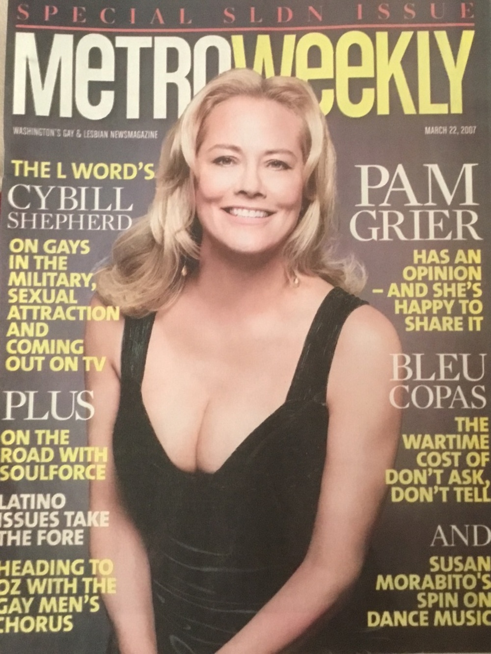 2007 MetroWeekly - L Word’s Cybill Shepherd and Pam Grier articles plus